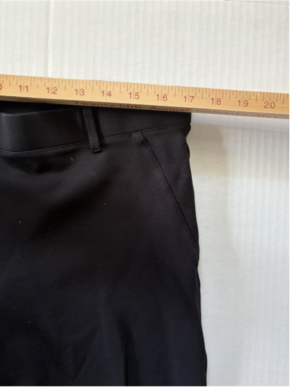 Betabrand Straight Leg Dress Pant | Black | Women's XL Stretchy Soft - Picture 5 of 7